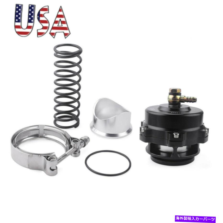 Turbo Charger 50mmターボチャージャーVバンドブローオフバルブ35psiブーストボフアルミニウムクランプスプリング 50mm Turbocharger V-Band Blow Off Valve 35psi Boost BOV Aluminum Clamp Spring【並行輸入品】