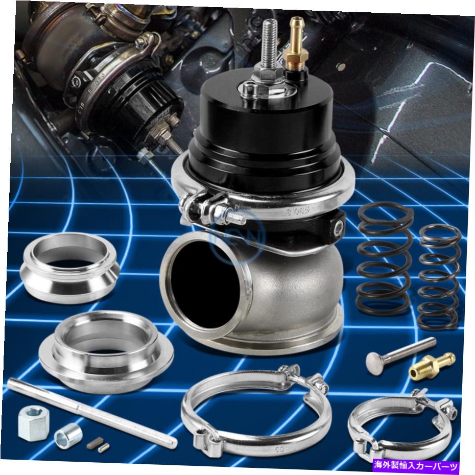 Turbo Charger ブラック60mmターボ充電器アルミニウム外部ウェストゲート+Vバンドクランプ+12-PSIスプリング Black 60mm Turbo Charger Aluminum External Wastegate+V-Band Clamp+12-Psi Spring【並行輸入品】｜Us Custom Parts Shop USDM