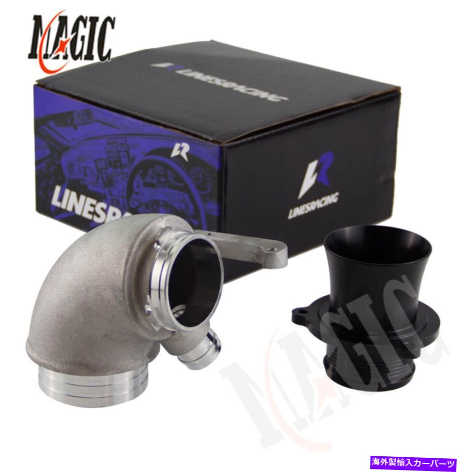 Turbo Charger インレットターボエルボパイプ+VWゴルフ用マフラーキットMK7 GTI R AUDI S3 A3 1.8TSI 2.0T Inlet Turbo Elbow Pipe+Muffler Kit For VW Golf MK7 GTI R Audi S3 A3 1.8TSI 2.0T【並行輸入品】