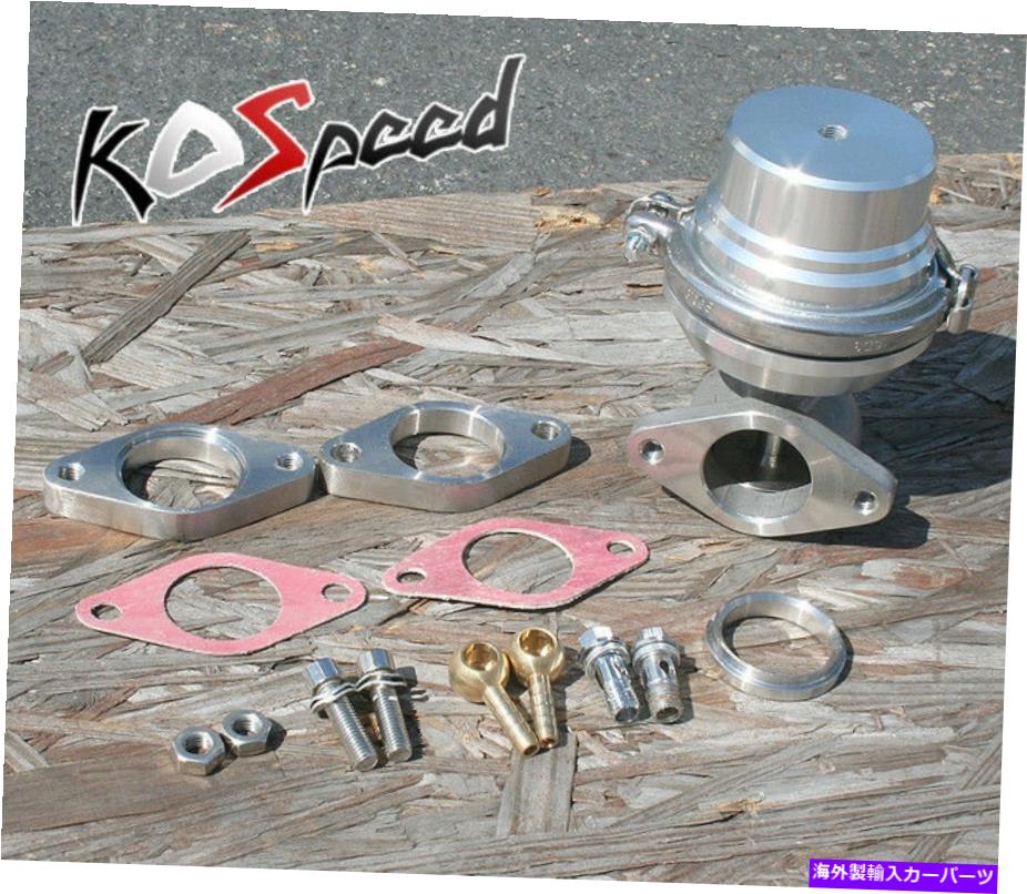 Turbo Charger 35mm/38mmターボ充電器マニホールドVバンド外部シルバーウェストゲート+8 psiスプリング 35MM/38MM TURBO CHARGER MANIFOLD V-BAND EXTERNAL SILVER WASTEGATE+8 PSI SPRING【並行輸入品】