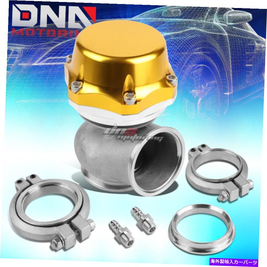 Turbo Charger アルミニウム外部20-PSI 50mmターボチャージャーVバンド5.25 \