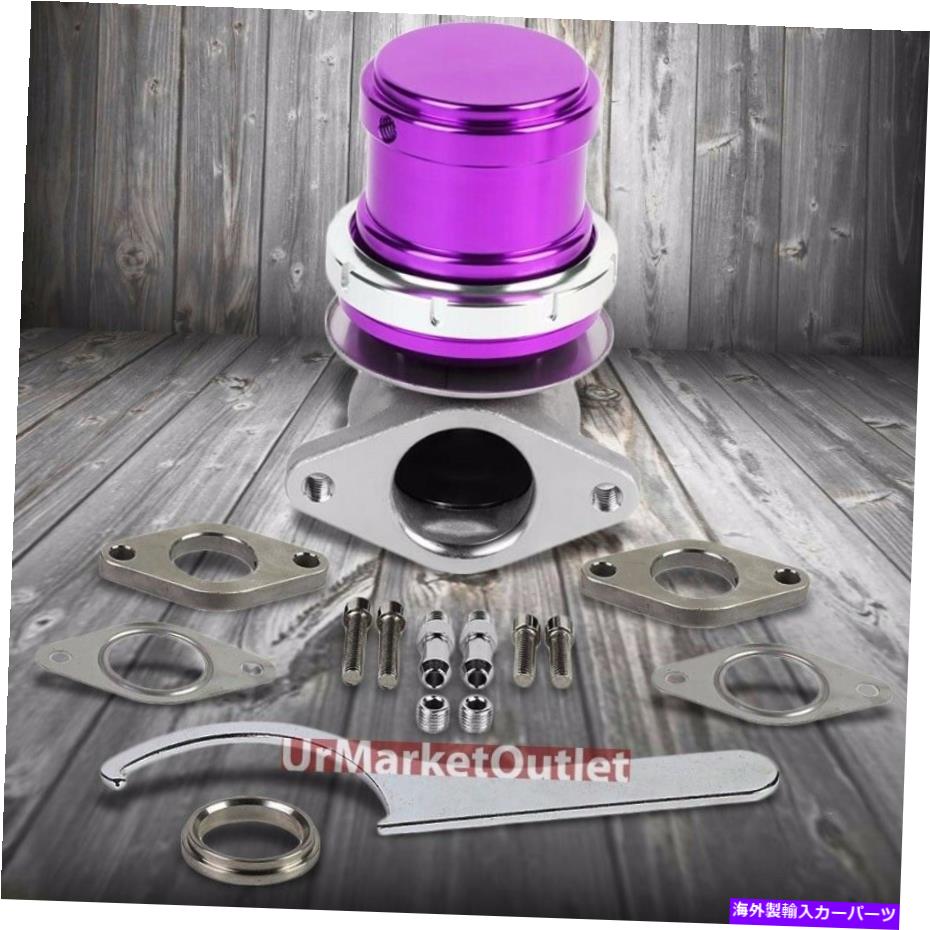 Turbo Charger パープルターボ充電器38mm 2ボルト14psiターボ外部ウェストゲートキット+スプリングT33 Purple Turbo Charger 38mm 2-Bolt 14PSI Turbo External Wastegate Kit+Spring T33【並行輸入品】