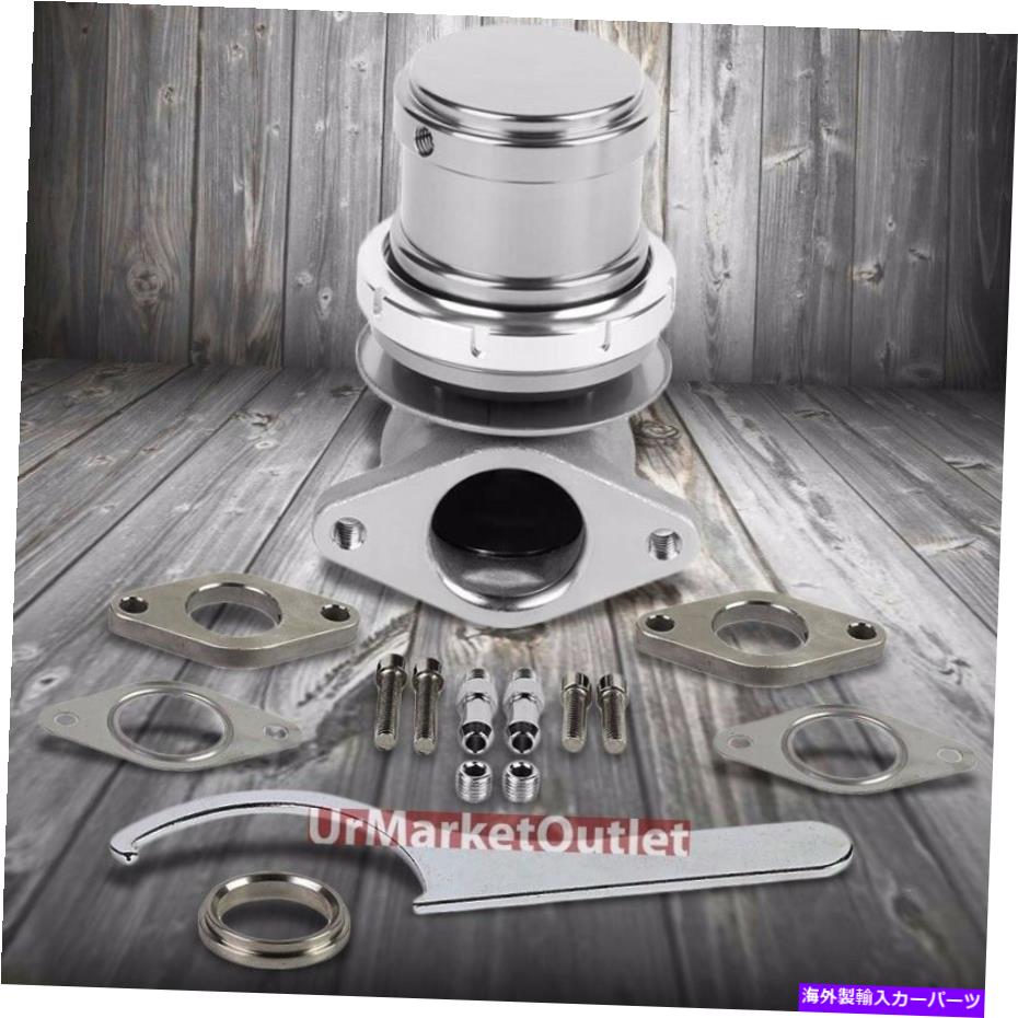 Turbo Charger シルバーユニバーサルターボ充電器38mm 2ボルト14psiターボウェストゲートキット+スプリングT33 Silver Universal Turbo Charger 38mm 2-Bolt 14PSI Turbo Wastegate Kit+Spring T33【並行輸入品】