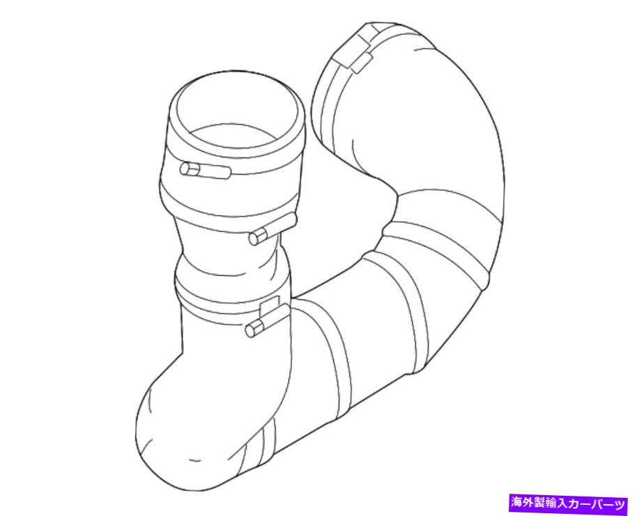 Turbo Charger 本物のフォードターボチャージャーインレットホースCV6Z-6C640-J Genuine Ford Turbocharger Inlet Hose CV6Z-6C640-J【並行輸入品】 51,678円