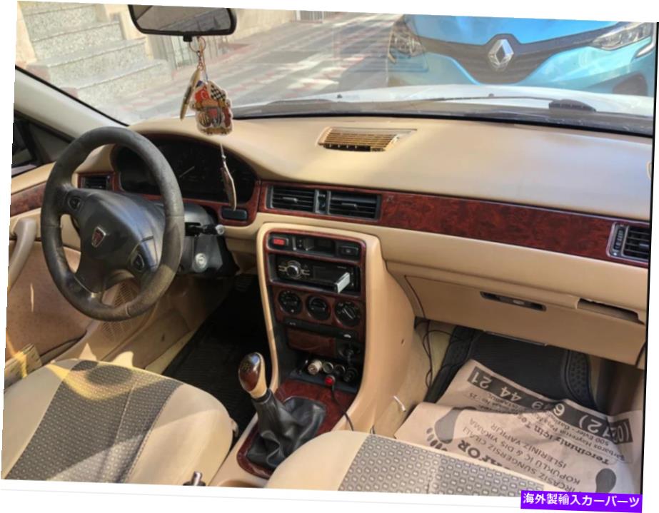 Dashboard Cover プジョー406 SW 99-2005のインテリアダッシュトリムカバーセット11 PCSウォルナットルック Interior Dash Trim Cover Set for Peugeot 406 SW 99-2005 11 PCS Walnut Look【並行輸入品】