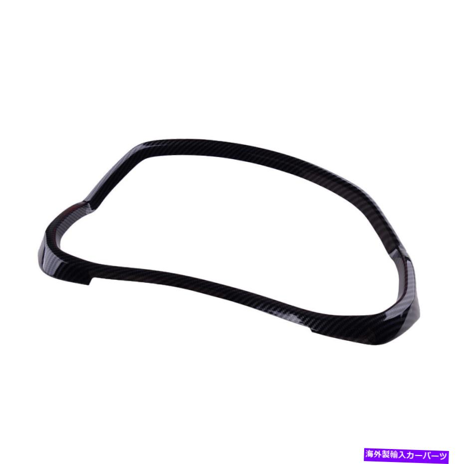 Dashboard Cover カーボンファイバールックダッシュボードメーターフレームカバートリムダッジラム1500に適しています Carbon Fiber Look Dashboard Meter Frame Cover Trim Fit For Dodge Ram 1500【並行輸入品】