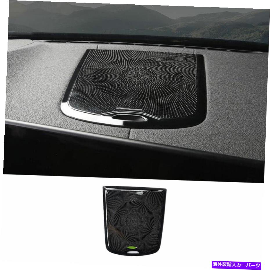 Dashboard Cover BMW X3 G01 X4 2018-2021ブラックチタンダッシュボードスピーカーフレームカバートリム用 For BMW X3 G01 X4 2018-2021 Black Titanium Dashboard Speaker Frame Cover Trim【並行輸入品】