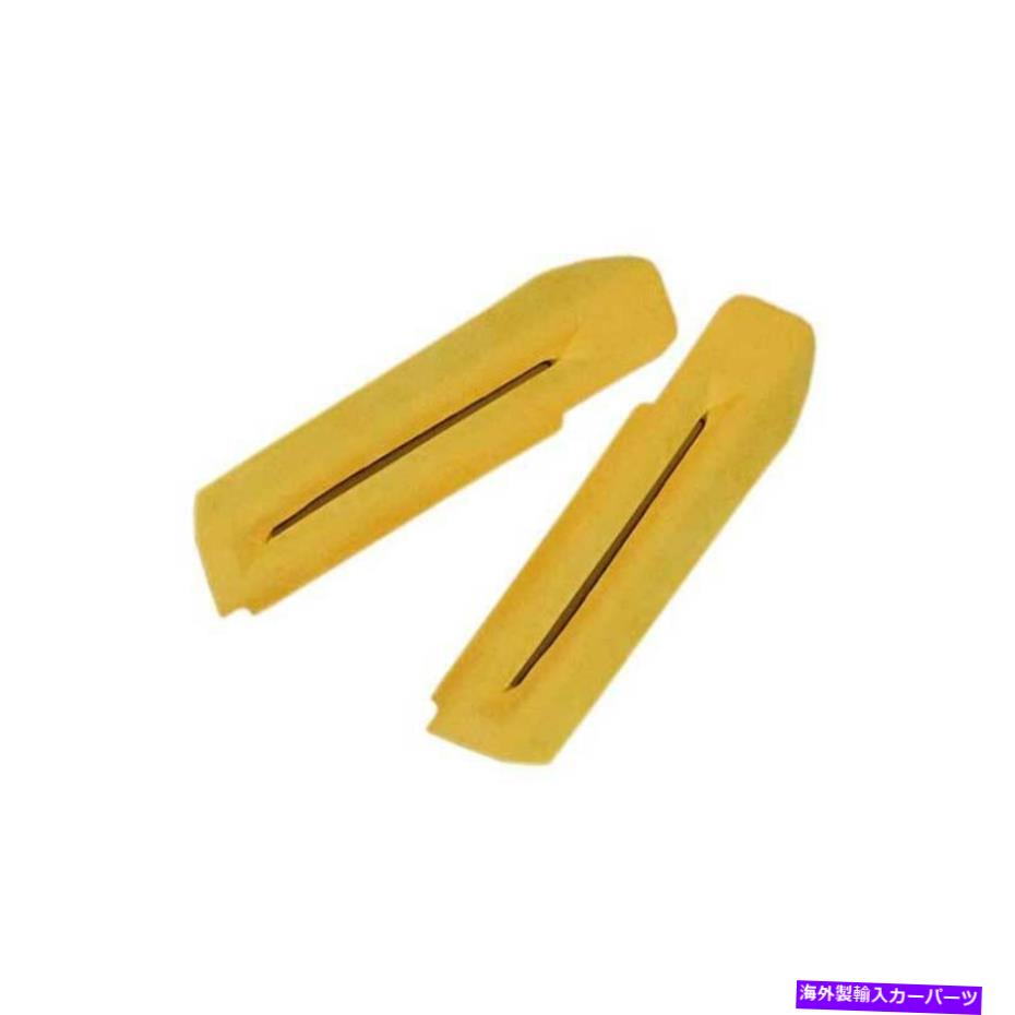Dashboard Cover フォードマスタング2015-2021イエロースエードインテリアドアアームレストカバートリム2PCS For Ford Mustang 2015-2021 Yellow Suede Interior Door Armrest Cover Trim 2PCS【並行輸入品】