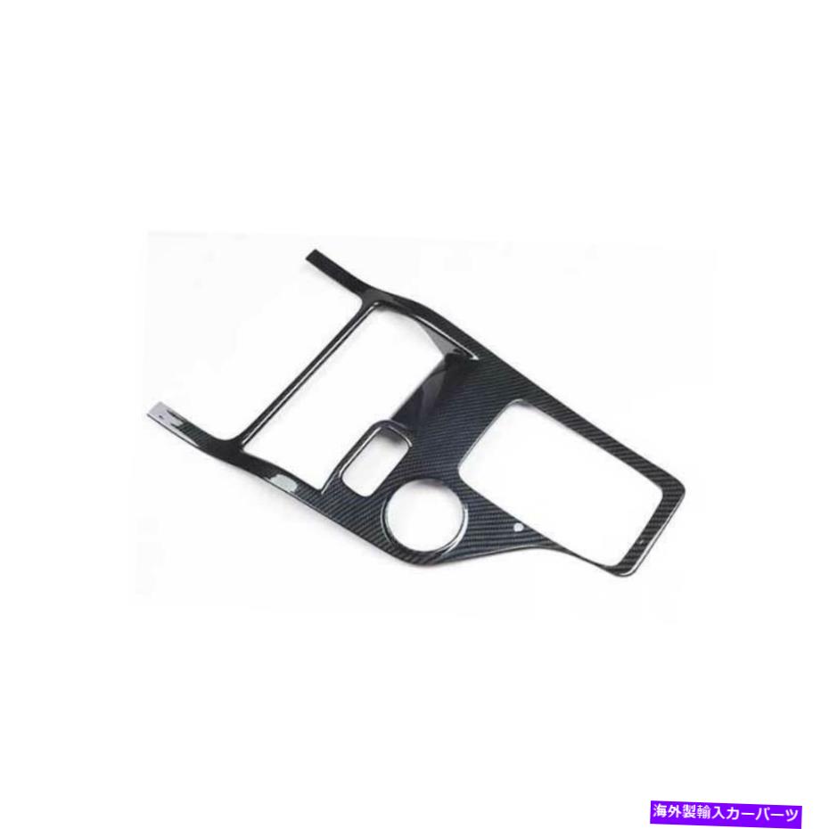 Dashboard Cover フォードレンジャー2015-2021カーボンファイバーセントラルコンソールギアシフトカバートリム1PC For Ford Ranger 2015-2021 Carbon Fiber Central Console Gear Shift Cover Trim 1PC【並行輸入品】