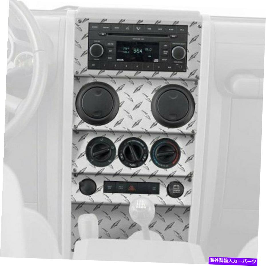 Dashboard Cover ジープラングラー2007-2008ウォリアー90403センターダッシュパネルカバー For Jeep Wrangler 2007-2008 Warrior 90403 Center Dash Panel Cover【並行輸入品】