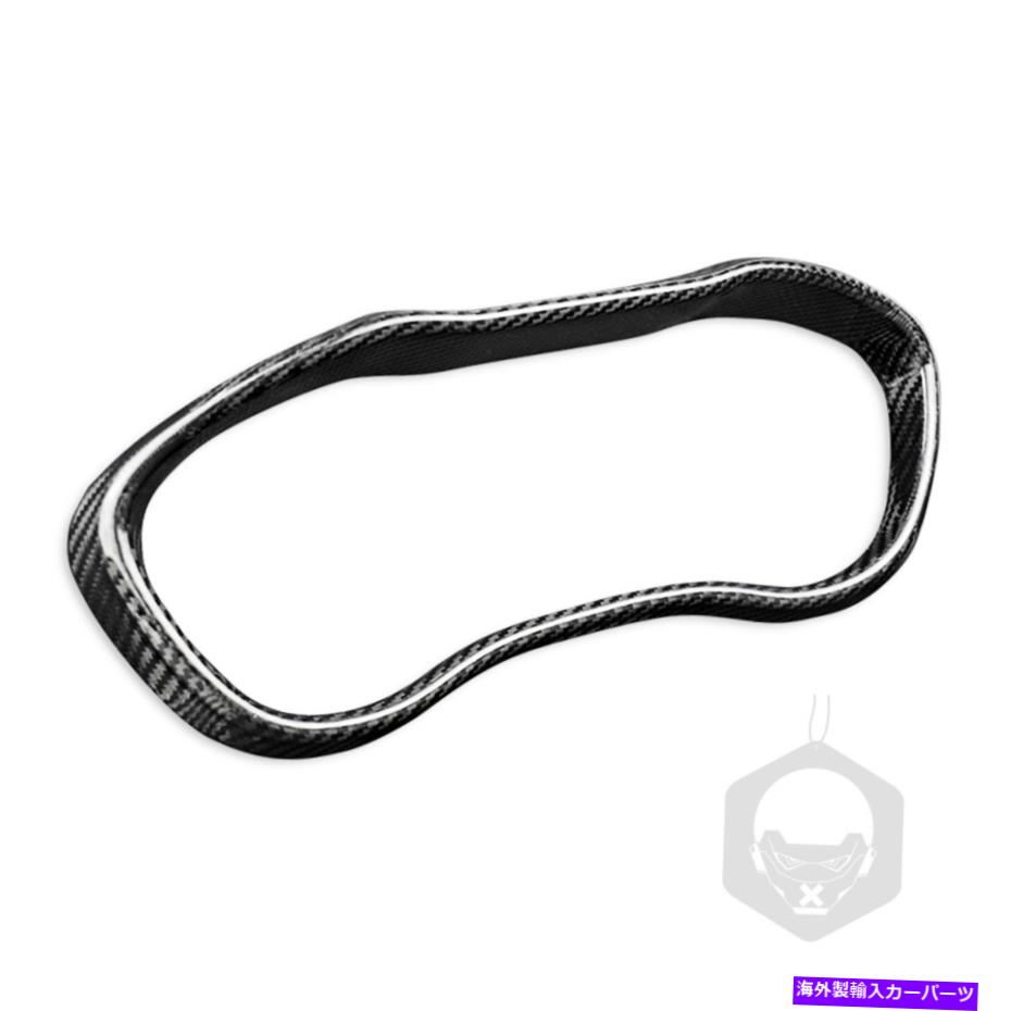 Dashboard Cover ダッジチャレンジャー2015-2022カーボンファイバーインテリアダッシュボード装飾カバートリム用 For Dodge Challenger 2015-2022 carbon fiber interior Dashboard Decor Cover Trim【並行輸入品】