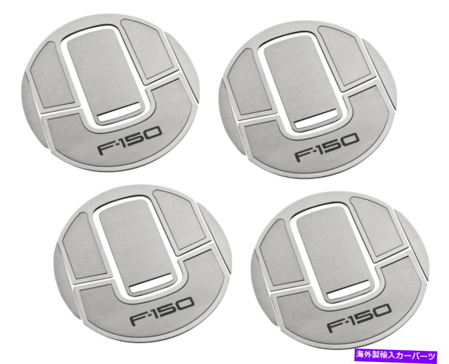 Dashboard Cover 2010-2014 Ford F-150ステンレス鋼A/CベントトリムカバーWエッチングレタリング 2010-2014 Ford F-150 Stainless Steel A/C Vent Trim Covers w Etched Lettering【並行輸入品】