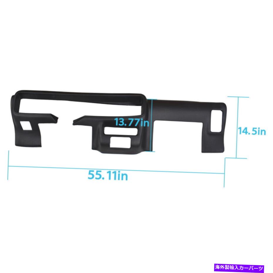 Dashboard Cover ABSダッシュボードキャップカバー1970-1978ポンティアックファイアバードトランスアムのオーバーレイブラック ABS Dashboard Cap Cover Overlay Black For 1970-1978 Pontiac Firebird Trans Am【並行輸入品】