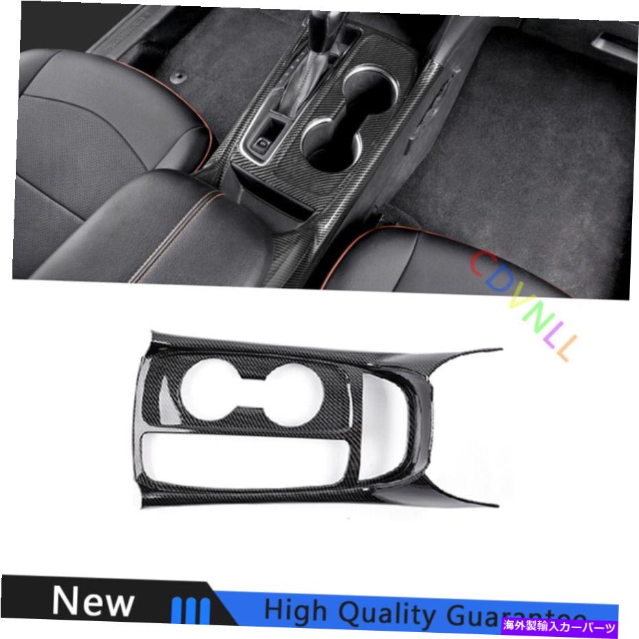 Dashboard Cover シボレーequinox 2018-2021カーボンファイバーABS中央コンソールギアシフトフレーム用 For Chevrolet Equinox 2018-2021 Carbon Fiber ABS Middle Console Gear Shift Frame【並行輸入品】