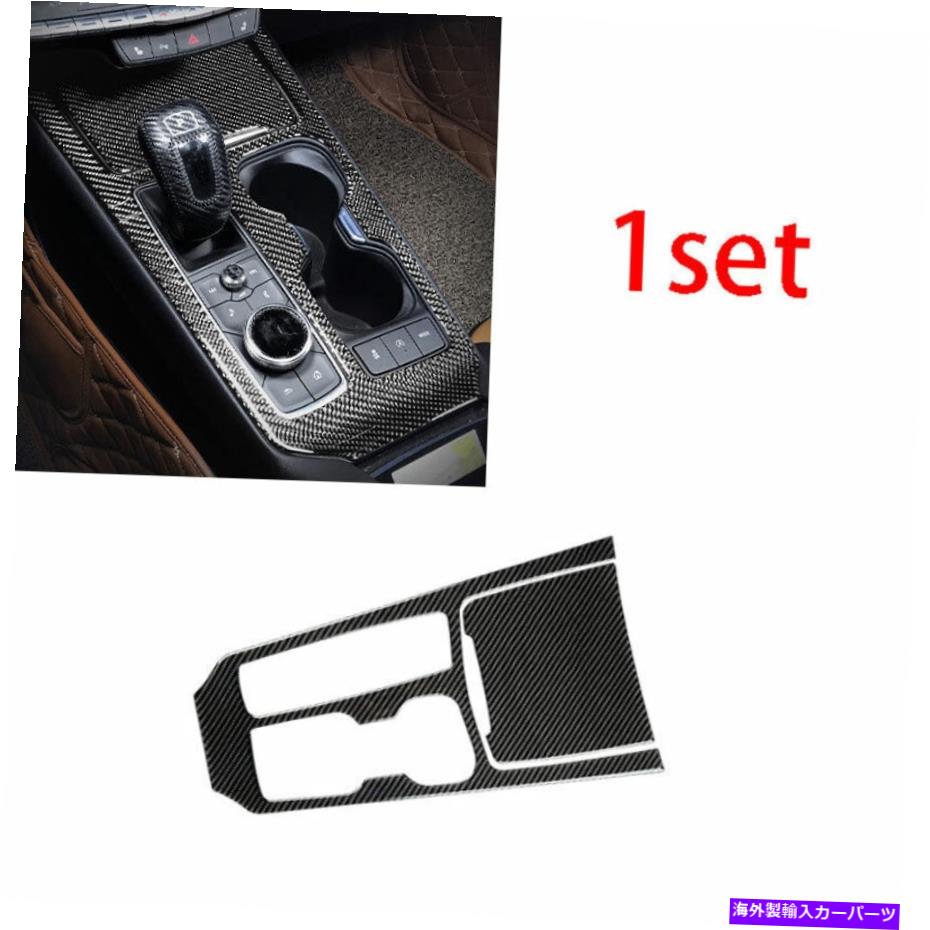 Dashboard Cover キャデラックXT4 2018-2020 ABSカーボンファイバーコンソールギアシフトパネルカバートリム用 For Cadillac XT4 2018-2020 ABS Carbon Fiber Console Gear Shift Panel Cover Trim【並行輸入品】