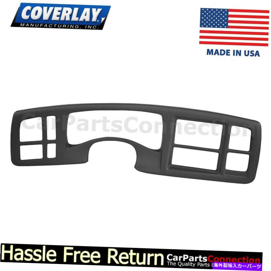 Dashboard Cover カバーレイインストゥルメントクラスターパネルカバーダークグレイ18-216IC-DGR 03-06エスカレード用 Coverlay Instrument Cluster Panel Cover DarkGray 18-216IC-DGR 03-06 For Escalade【並行輸入品】