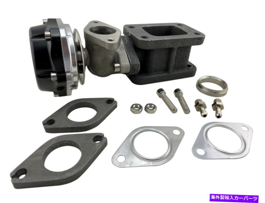 Turbo Charger T3フランジターボチャージャーターボ排気マニホールド拡張 + 38mmウェストゲート14psi T3 Flange Turbocharger Turbo Exhaust Manifold Extension + 38mm Wastegate 14PSI【並行輸入品】