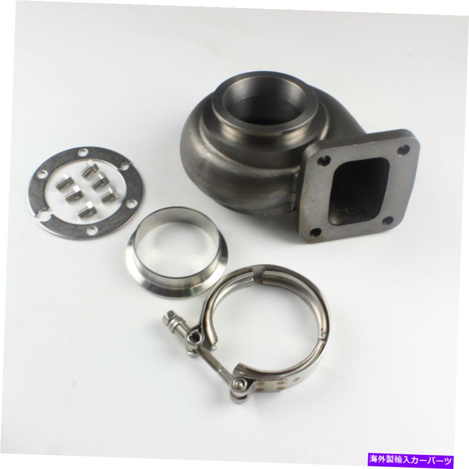 Turbo Charger T4ターボ充電器.68 A/R PトリムVバンドタービンハウジング排気 +クランプ +フランジ T4 Turbo Charger .68 A/R P Trim V-band Turbine Housing Exhaust + Clamp + Flange【並行輸入品】