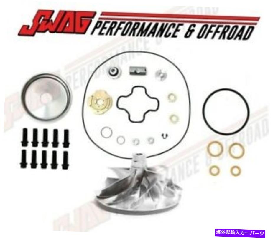 Turbo Charger 99.5-03フォード7.3 7.3Lパワーストロークディーゼルターボ再構築キットw/ 5+5ビレットホイール 99.5-03 Ford 7.3 7.3L Powerstroke Diesel Turbo Rebuild Kit w/ 5+5 Billet Wheel【並行輸入品】