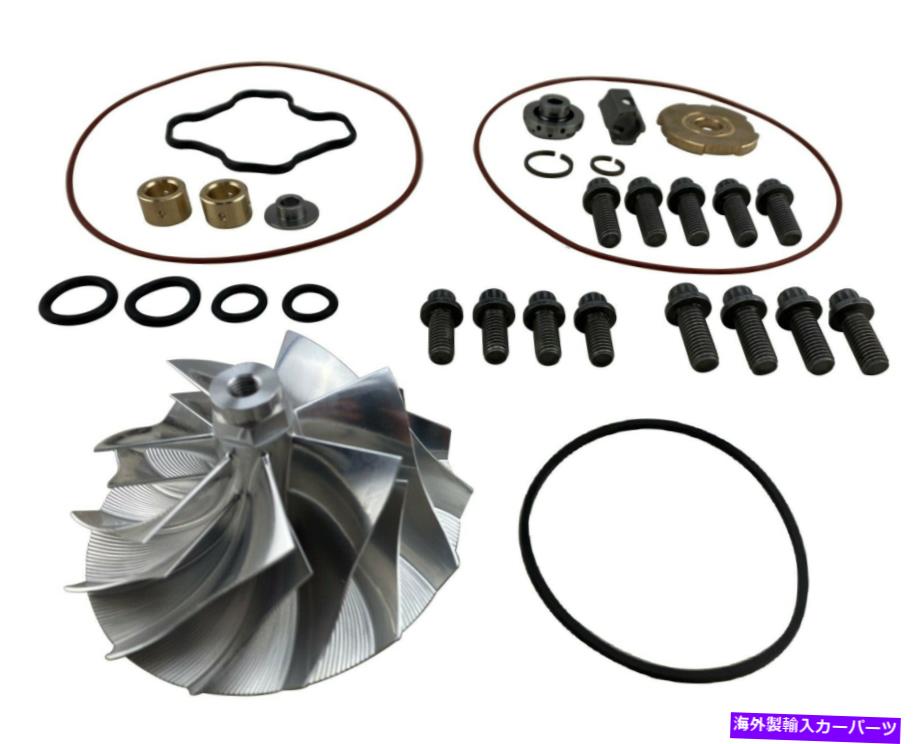 Turbo Charger パワーストロークディーゼル7+7ビレットターボコンプレッサーホイールGTP38 for 94-03 7.3L 7.3 V8 Powerstroke Diesel 7+7 Billet Turbo Compressor Wheel GTP38 for 94-03 7.3L 7.3 V8【並行輸入品】