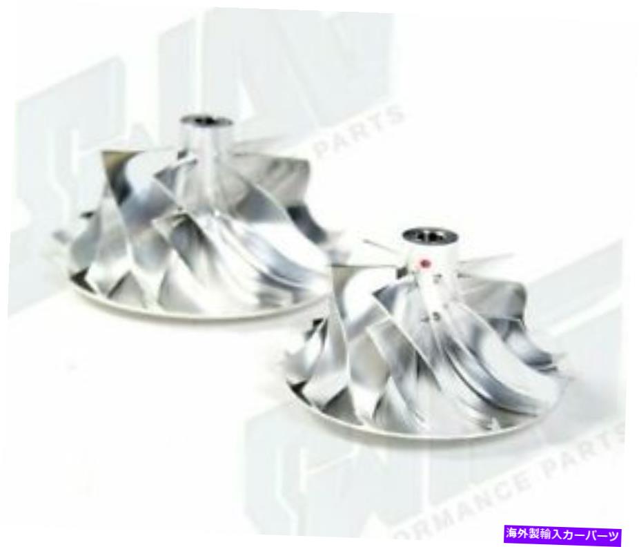 Turbo Charger 08-10フォード6.4 6.4Lパワーストロークディーゼルビレットターボコンプレッサーホイール高および低 08-10 Ford 6.4 6.4L Powerstroke Diesel Billet Turbo Compressor Wheels High & Low【並行輸入品】
