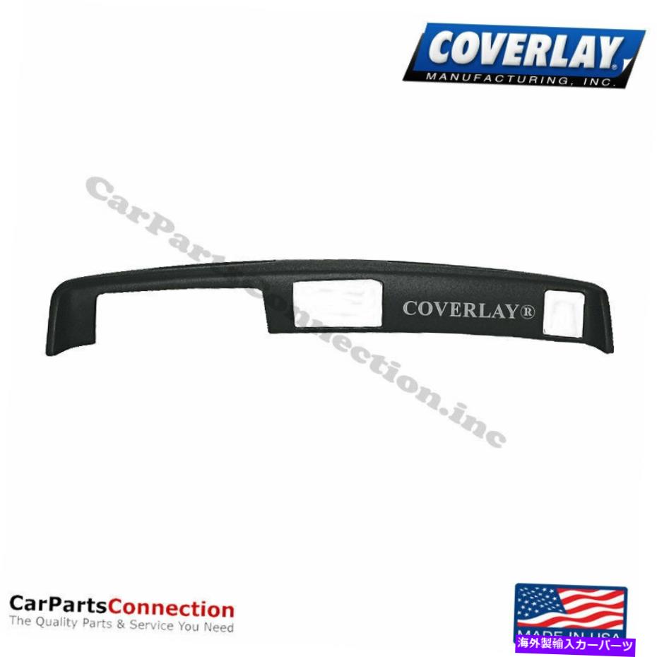 Dashboard Cover カバーレイ - エルカミノのための18-655-BLKの外側スピーカー付きダッシュボードカバー Coverlay - Dash Board Cover Black w/Outside Speakers 18-655-BLK For El Camino【並行輸入品】
