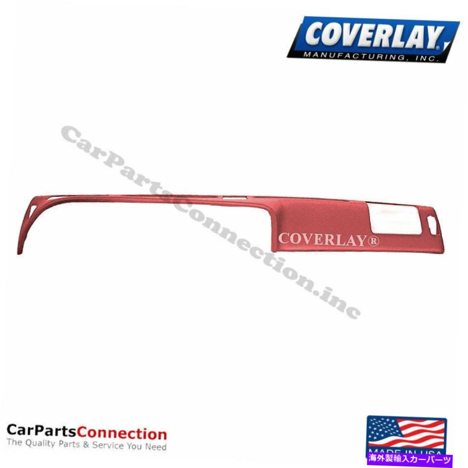 Dashboard Cover カバーレイ - ダッシュボードカバーレッド12-307-RDサンダーバードフロントアッパー Coverlay - Dash Board Cover Red 12-307-RD For Thunderbird Front Upper【並行輸入品】