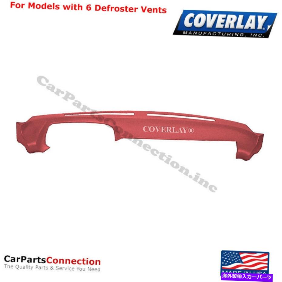 Dashboard Cover カバーレイ - ダッシュボードカバーレッドw/狭い通気口20-928NV-RDポルシェ用 Coverlay - Dash Board Cover Red w/Narrow Vents 20-928NV-RD For Porsche【並行輸入品】