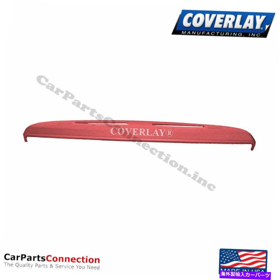 Dashboard Cover カバーレイ - ダッシュボードカバーレッド12-126-RDコンチネンタルフロントアッパー Coverlay - Dash Board Cover Red 12-126-RD For Continental Front Upper【並行輸入品】