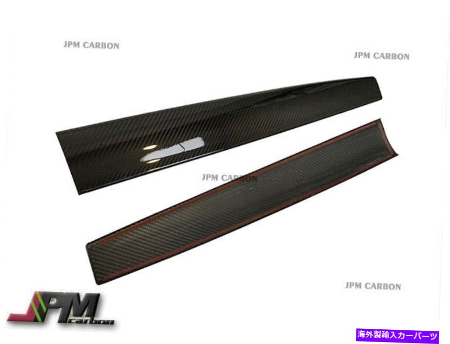 Dashboard Cover テスラモデル3 2017+のカーボンファイバー内側ダッシュボードセンターコンソールカバートリム Carbon Fiber Inner Dashboard Center Console Cover Trim For Tesla Model 3 2017+【並行輸入品】