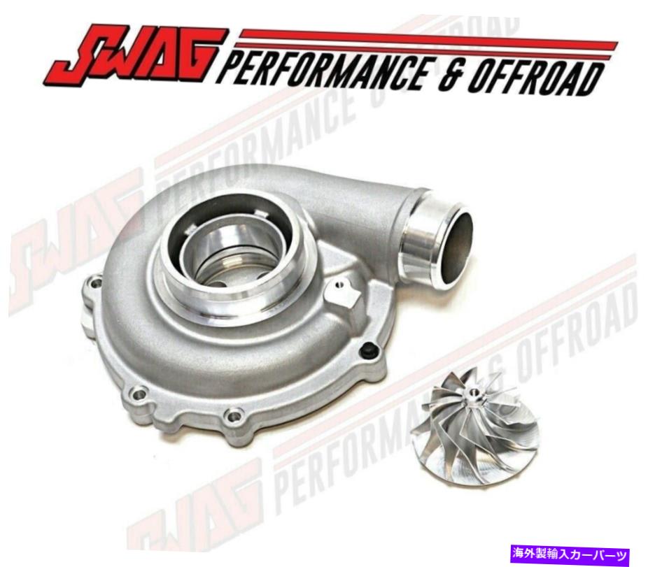 Turbo Charger 03-07 FORD 6.0 6.0L PowerStrokeディーゼルターボチャージャーコンプレッサーハウジングアップグレード 03-07 Ford 6.0 6.0L Powerstroke Diesel Turbocharger Compressor Housing Upgrade【並行輸入品】