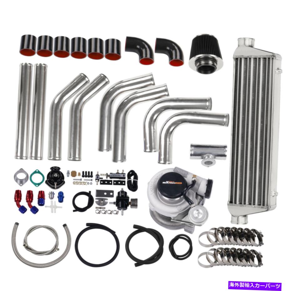 Turbo Charger ユニバーサルGT28ターボチャージャーキット +インタークーラー配管オイルラインブーストゲージBOV Universal GT28 Turbocharger Kit + Intercooler Piping Oil Line Boost Gauge BOV【並行輸入品】｜Us Custom Parts Shop USDM