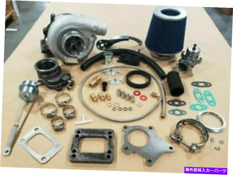 Turbo Charger T3/T4ハイブリッドターボチャージャーキットT3 T4 Turbo -3an SSライン、パイプ、BOV、ステージ1 T3/T4 Hybrid Turbocharger Kit T3 T4 Turbo -3an ss line, pipe, BOV, Stage 1【並行輸入品】
