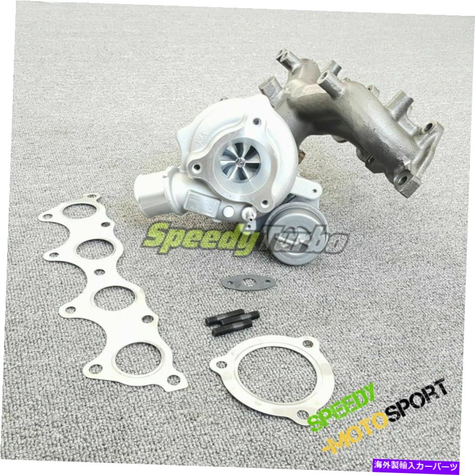 Turbo Charger ビレット6+6ターボW/ヒュンダイヴェロスターKIAフォルテKOUP 1.6 G4FJ 150KW用ガスケット Billet 6+6 Turbo w/ Gaskets for Hyundai Veloster Kia Forte koup 1.6 G4FJ 150KW【並行輸入品】