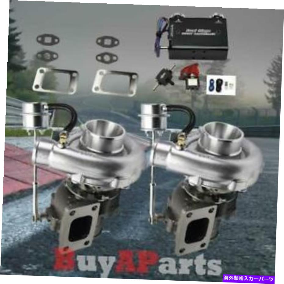 Turbo Charger アップグレードレーシングvbandツインターボチャージャー +ブラックデュアルステージ30psiブーストコントローラー Upgrade Racing VBand Twin Turbocharger + Black Dual Stage 30PSI Boost Controller【並行輸入品】｜Us Custom Parts Shop USDM