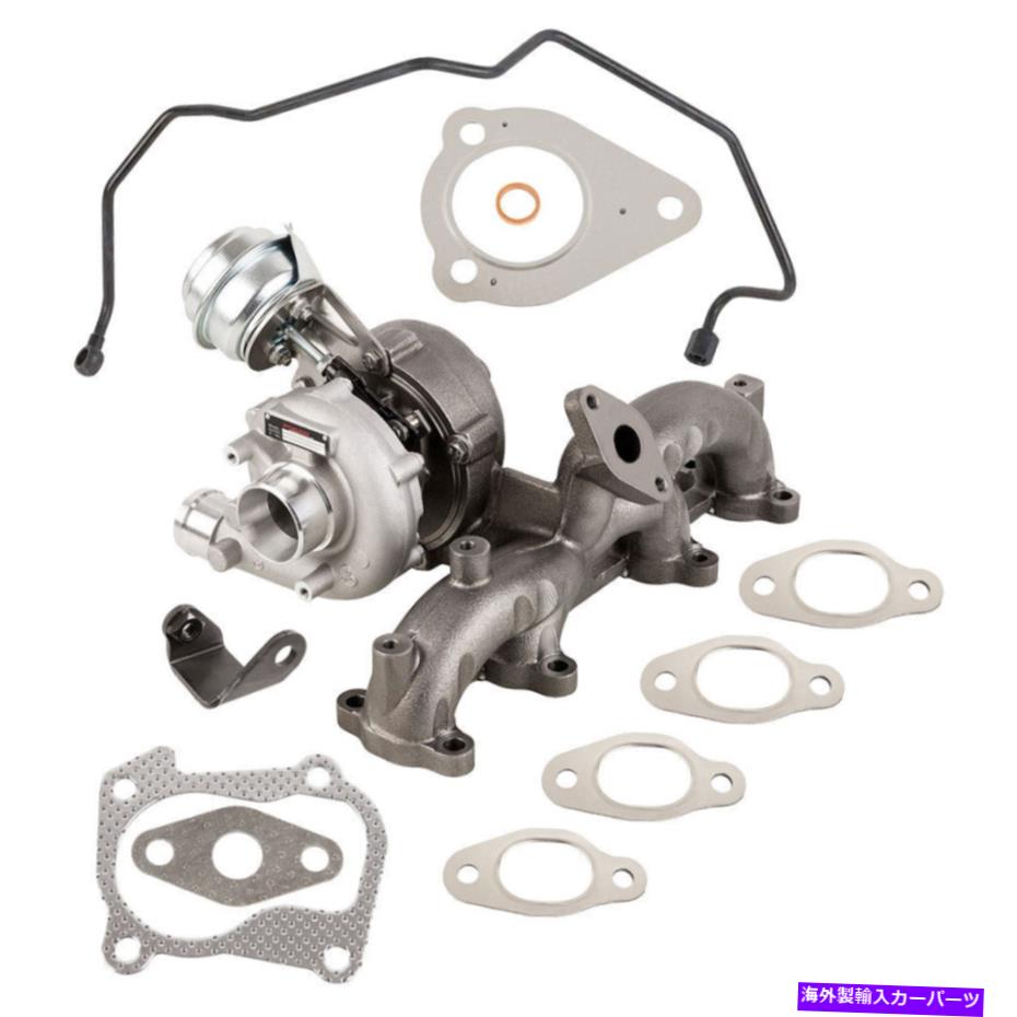 Turbo Charger VWビートルゴルフジェッタ用のガスケットとオイルライン付きスティガンターボターボチャージャー Stigan Turbo Turbocharger w/ Gaskets & Oil Line For VW Beetle Golf Jetta【並行輸入品】