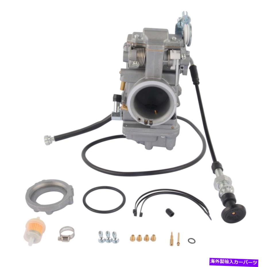 Carburetor HSR45MMハーレーデビッドソンヘリテージHSR45 TM45-2K EVO TWIN CAM CARBのためのキャブレター HSR45mm Carburetor For Harley Davidson Heritage HSR45 TM45-2K Evo Twin Cam Carb【並行輸入品】