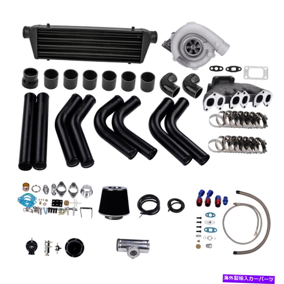 Turbo Charger T3 Turbo+Manifold+InterCooler+Piping+Bov+Wastegate Kit for Passat 2.8L 92-02 T3 Turbo+Manifold+Intercooler+Piping+BOV+Wastegate Kit for Passat 2.8L 92-02【並行輸入品】