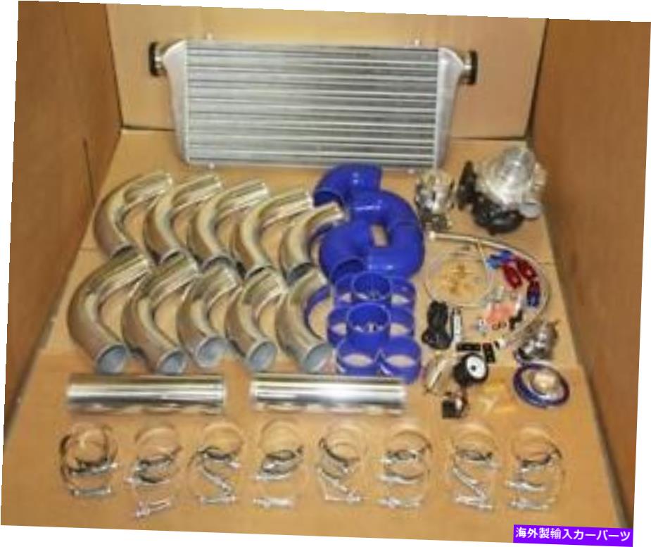 Turbo Charger T3/T4ターボターボチャージャーキットAR.63ステージ3 'ブルーシビックCRXデルソルインテグラ88-00 T3/T4 TURBO TURBOCHARGER KIT AR.63 STAGE 3' BLUE CIVIC CRX DEL SOL INTEGRA 88-00【並行輸入品】