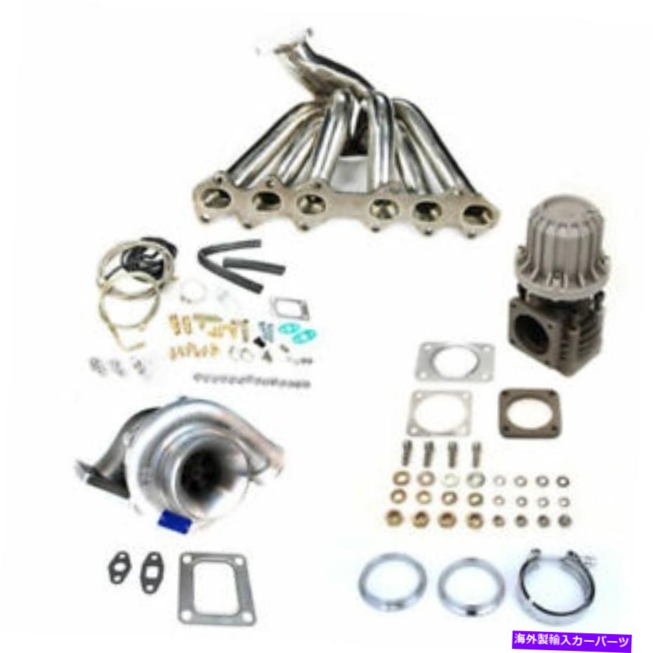 Turbo Charger トヨタスープラ93-98 2JZ-GTET4トップマウントマニホールドターボ充電器セットアップキット Fits Toyota Supra 93-98 2JZ-GTE T4 Top Mount Manifold Turbo Charger Set Up Kit【並行輸入品】