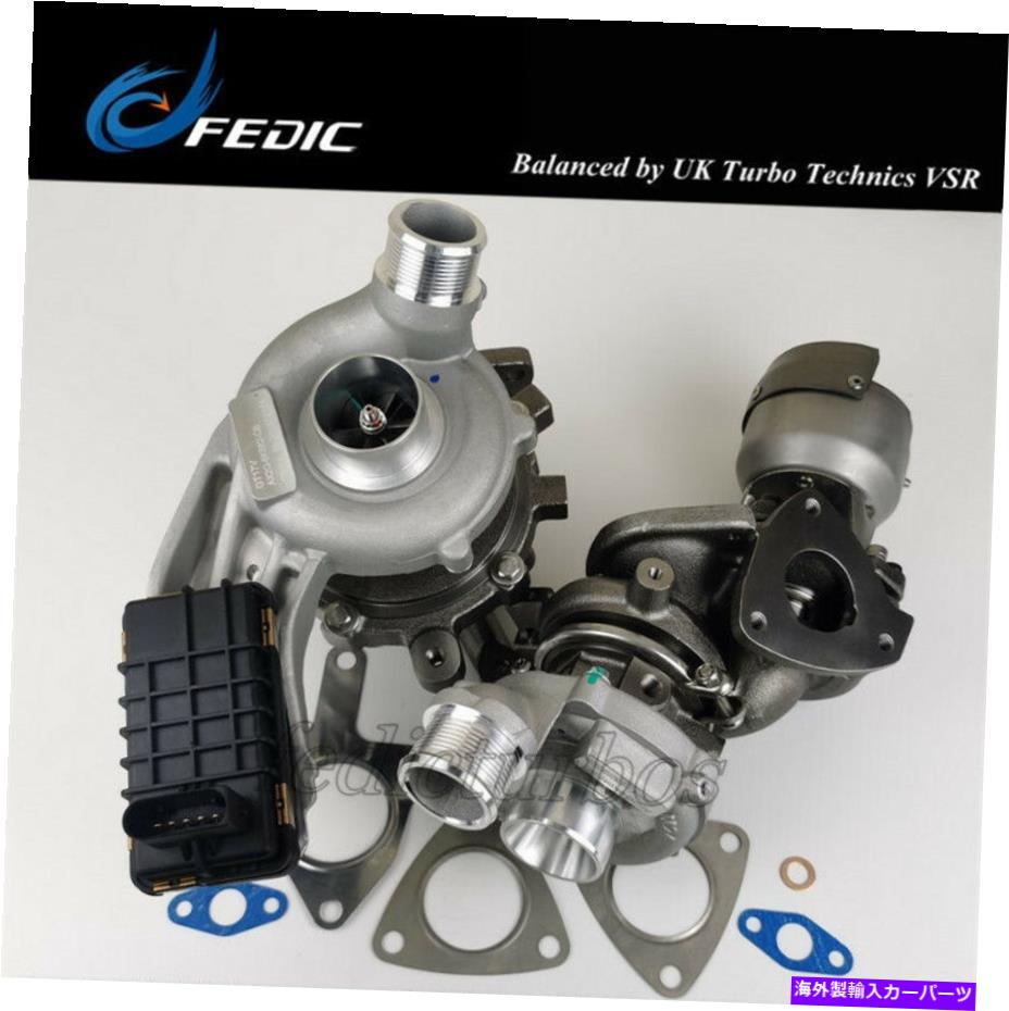 Turbo Charger Twin Rover Discovery IV Jaguar XF TDV6用ツインターボチャージャー778400 778401 Twin Turbocharger 778400 778401 for Land Rover Discovery IV Jaguar XF TDV6【並行輸入品】