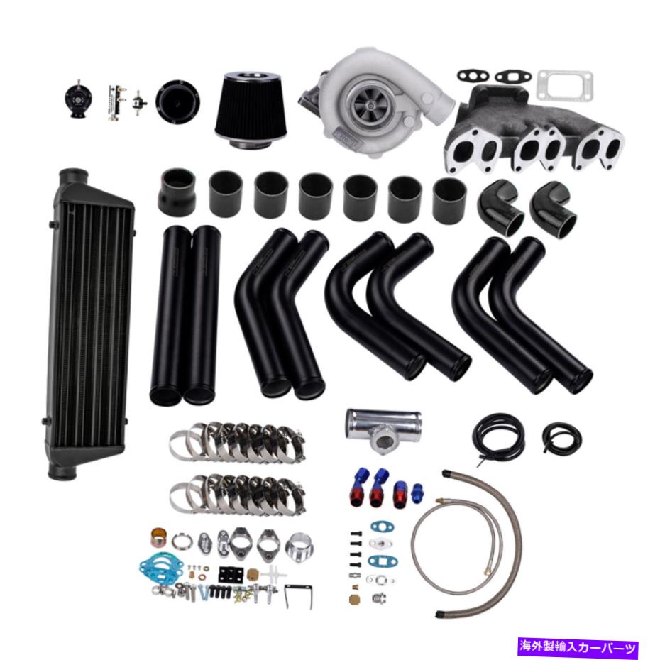 Turbo Charger T04E Turbo Kit Wastegate+InterCooler+Manifold 11PCSキットゴルフ2.8L 92-02にフィット T04E Turbo Kit Wastegate+Intercooler+Manifold 11PCS Kit Fit For Golf 2.8L 92-02【並行輸入品】