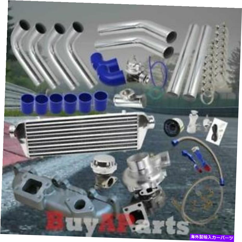 Turbo Charger ターボ/ターボチャージャー +マニホールドクロムブルーキット03-05ダッジネオンSRT-4 2.4L Turbo/Turbocharger + Manifold Chrome Blue Kit for 03-05 Dodge Neon SRT-4 2.4L【並行輸入品】