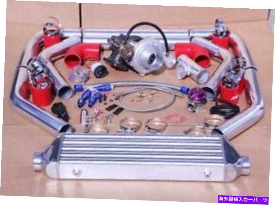 Turbo Charger ユニバーサル8psiアップグレードVバンドT3/T4ターボチャージャー配管キットステージ3ターボ350HP+ UNIVERSAL 8PSI UPGRADE V BAND T3/T4 TURBOCHARGER PIPING KIT STAGE 3 TURBO 350HP+【並行輸入品】