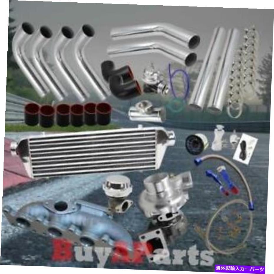 Turbo Charger ターボ/ターボチャージャー +マニホールドクロムブラックアップグレードキットフォルクスワーゲンゴルフ1.8T Turbo/Turbocharger + Manifold Chrome Black Upgrade Kit for Volkswagen GOLF 1.8T【並行輸入品】