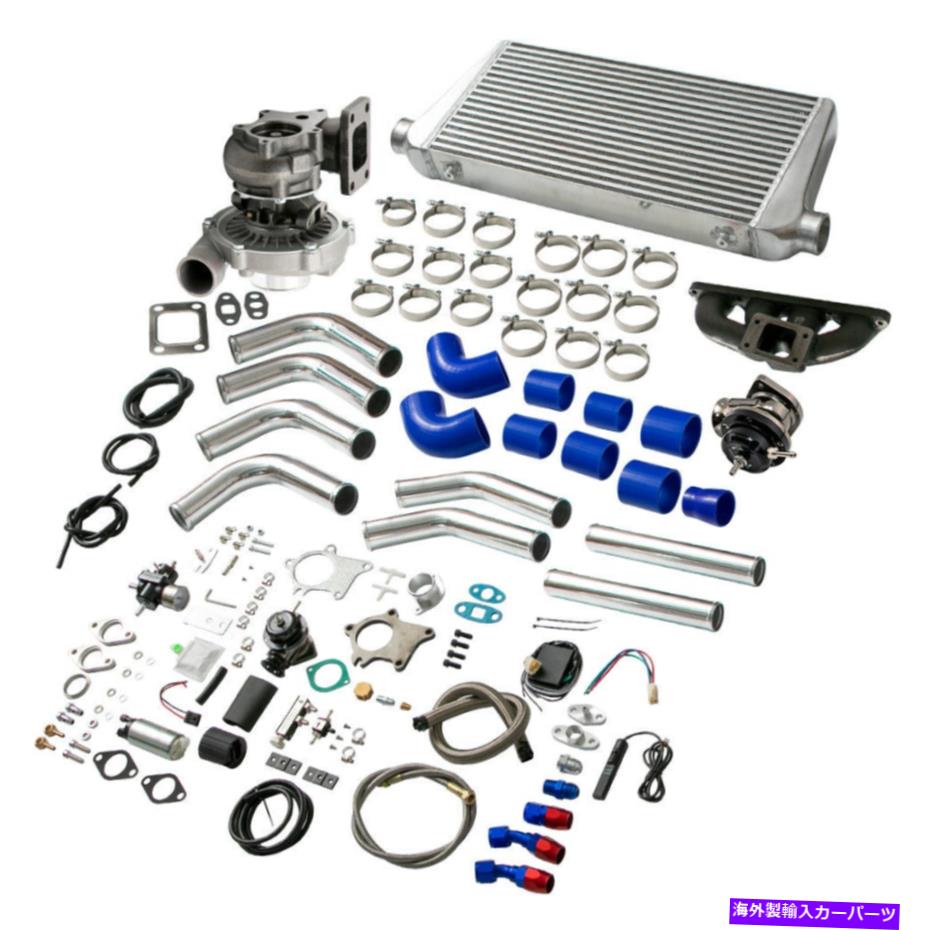 Turbo Charger Turbo Kit Wastegat+Bov+InterCooler+Piping+Manifold for Honda Civic BシリーズB16 Turbo Kit Wastegat+BOV+Intercooler+Piping+Manifold For Honda Civic B Series B16【並行輸入品】 148,335円