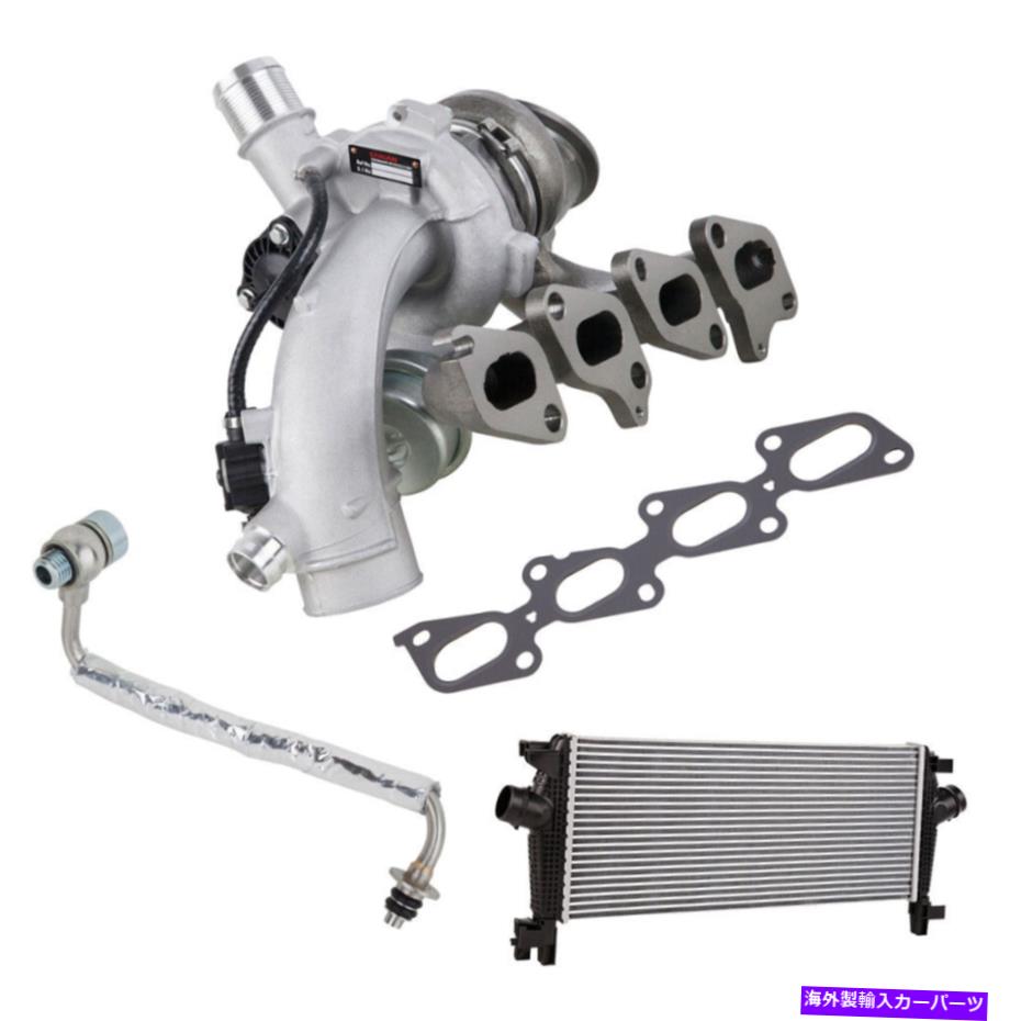 Turbo Charger Chevy Cruze 2011-2013ターボターボチャージャー付きターボチャージャー付きオイルラインインタークーラーギャップ For Chevy Cruze 2011-2013 Turbo Turbocharger w/ Gaskets Oil Line Intercooler GAP【並行輸入品】