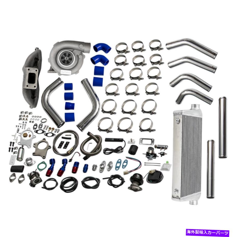Turbo Charger ホンダシビックSI K20 2002-2005 w/インタークーラーパイプマニホールドボブ用のターボキット Turbo Kit for Honda CIVIC SI K20 2002-2005 w/ Intercooler Pipe Manifold BOV【並行輸入品】
