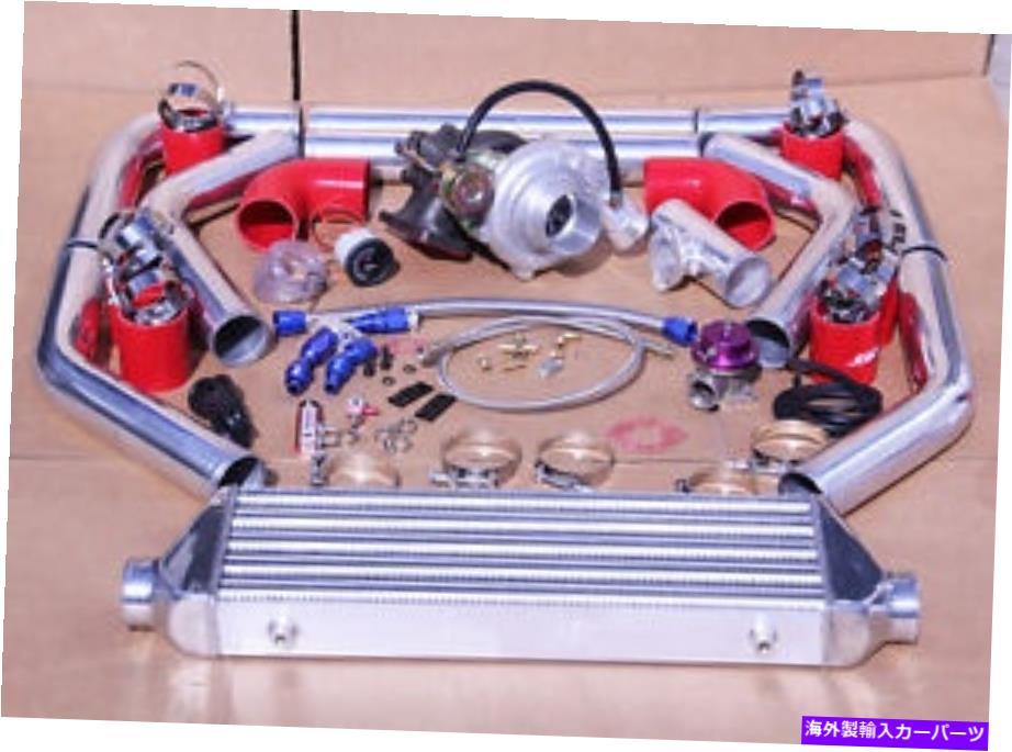 Turbo Charger ホンダユニバーサルアップグレードT3/T4ターボターボチャージャーキットステージ3 350HP 2.5 'クロム HONDA UNIVERSAL UPGRADE T3/T4 TURBO TURBOCHARGER KIT STAGE 3 350HP 2.5' CHROME【並行輸入品】