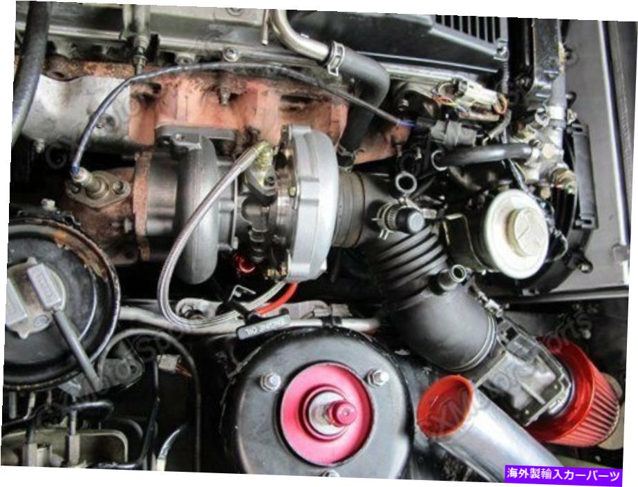 Turbo Charger 86-92のT61ターボ充電器Supra MKIII 7MGTEアップグレードCT26ボルト +オイルラインキット T61 Turbo Charger For 86-92 Supra MKIII 7MGTE Upgrade CT26 Bolt On +Oil Line Kit【並行輸入品】